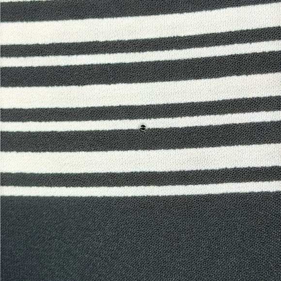 Lane Bryant Black & White Striped Fit & Flare Dress - Size 16 - Picture 5 of 8